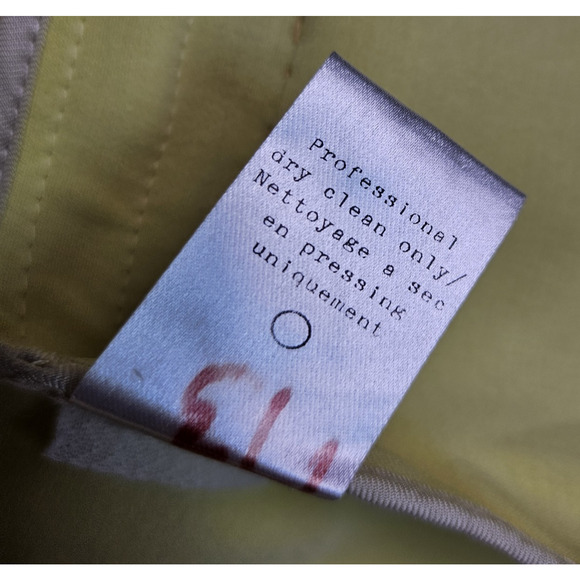 Rag & Bone Tuxedo Blazer Jacket Womens 2 XS Crepe Yellow Formal Career Coastal - Picture 8 of 16